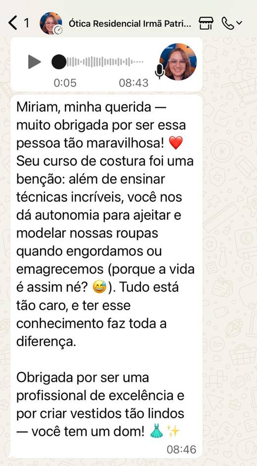 Depoimento de cliente